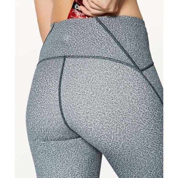 Lululemon Train Times 7/8 Pant fractal Alpine White Black / Black - Picture 7 of 8